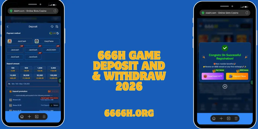 666H Game Deposit And Withdraw