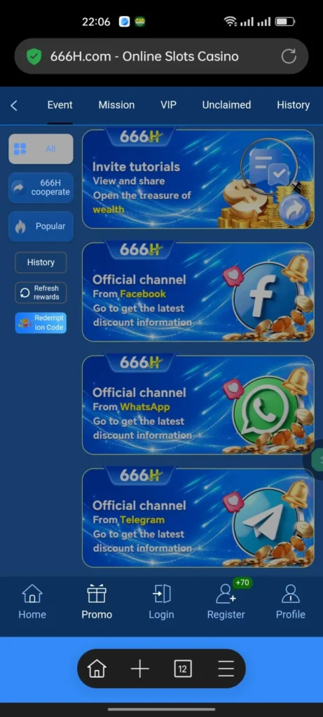 666H Game Whatsapp Channel